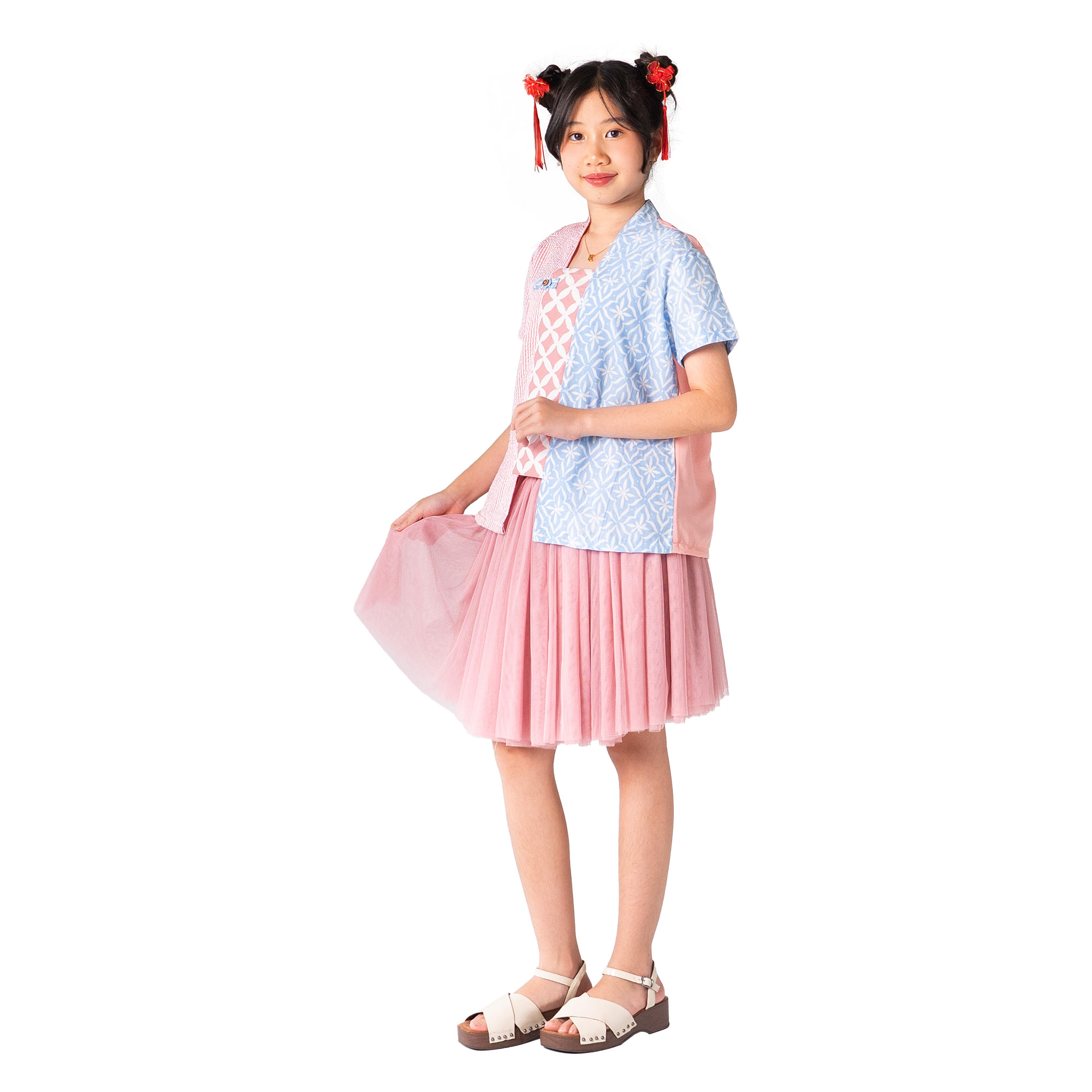 Carlina Blouse Blue - Image 4