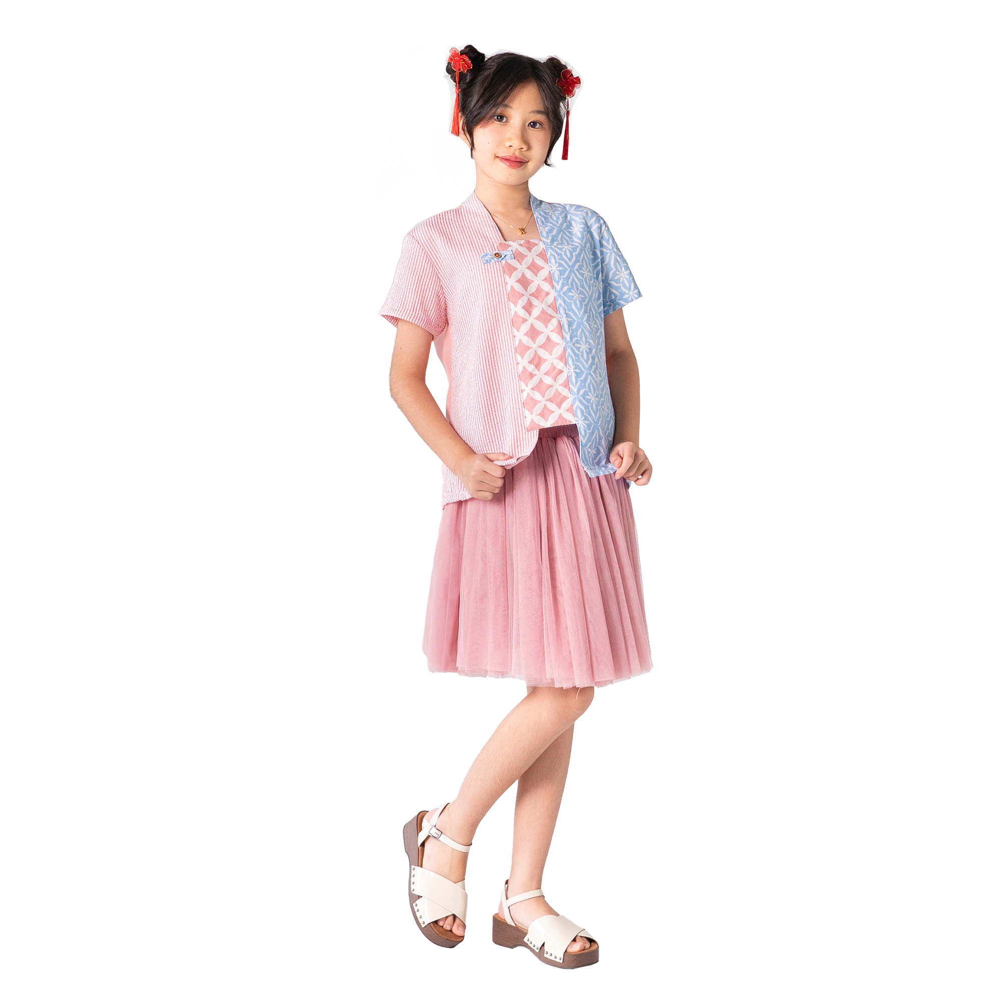 Carlina Blouse Blue - Image 3