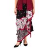 Nusantara Skirt Black Red