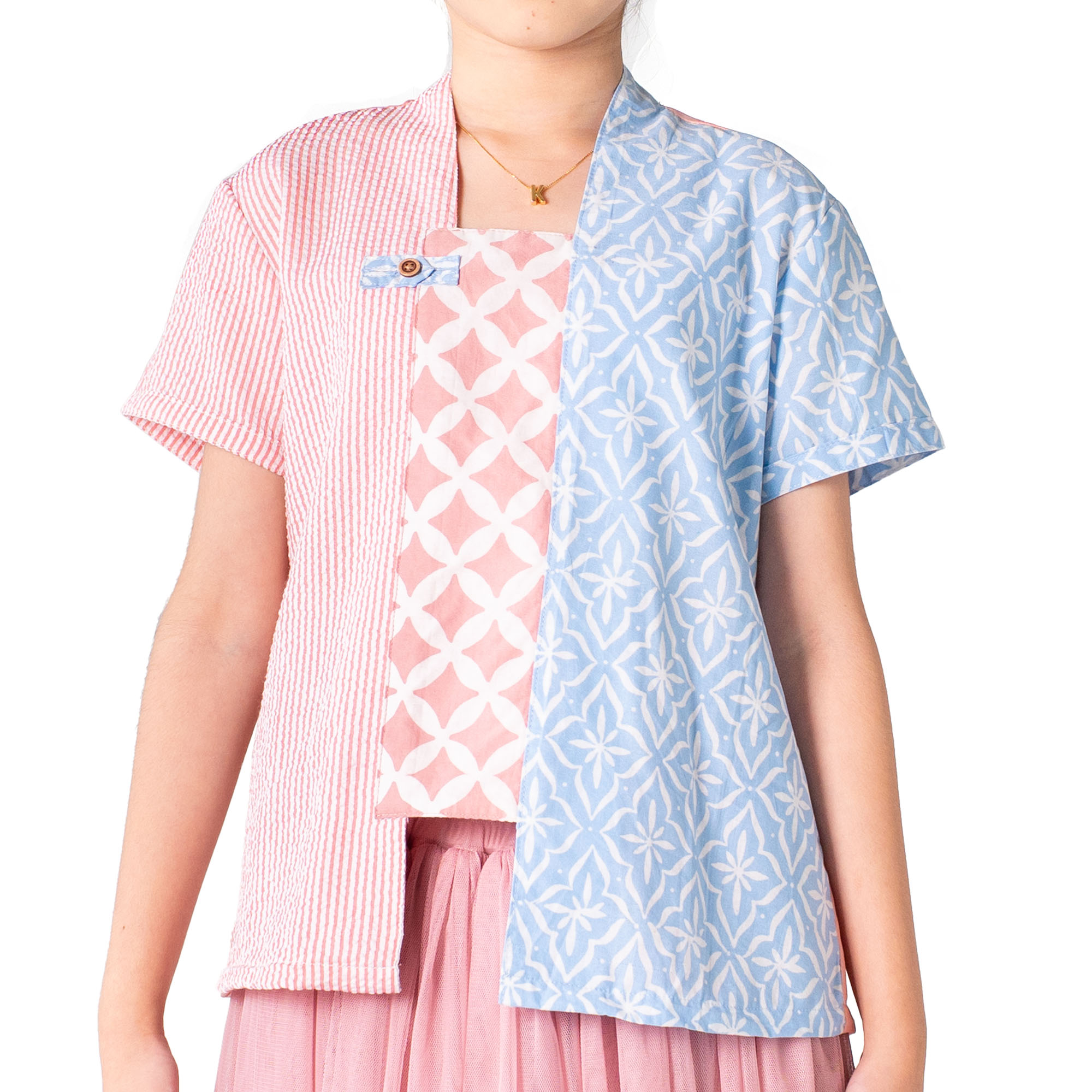 Carlina Blouse Blue - Image 2