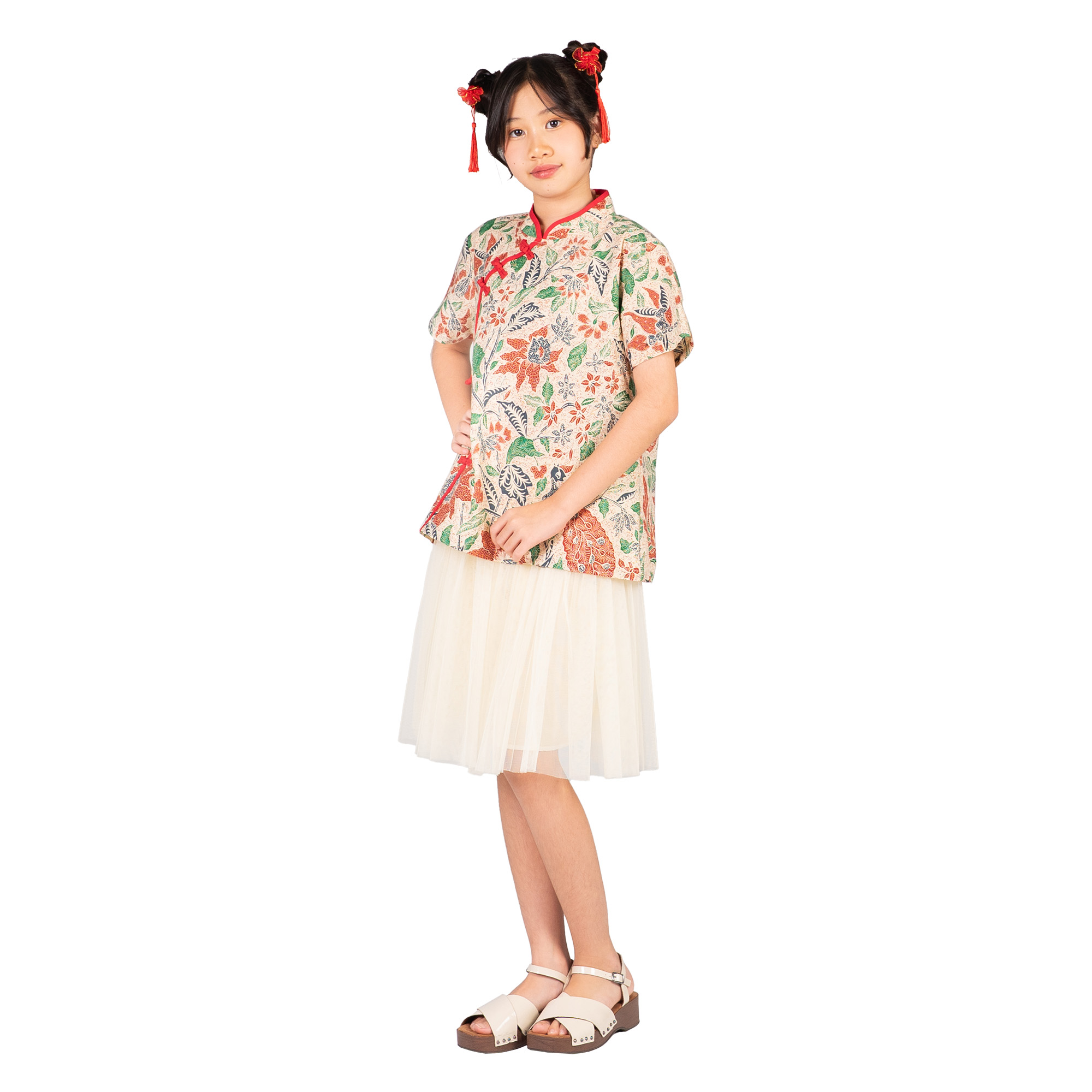 Empress Blouse Kids Cream - Image 4