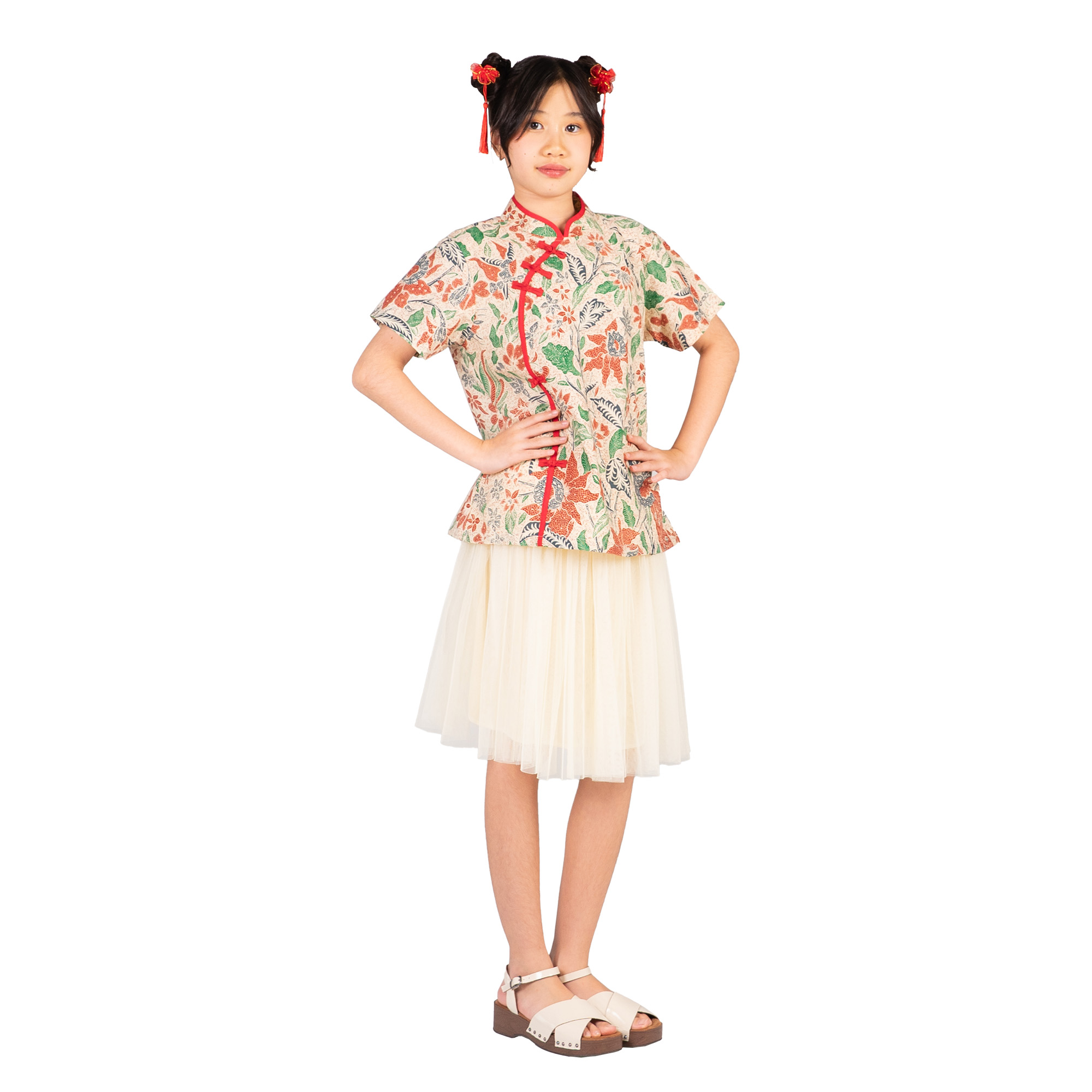 Empress Blouse Kids Cream - Image 3