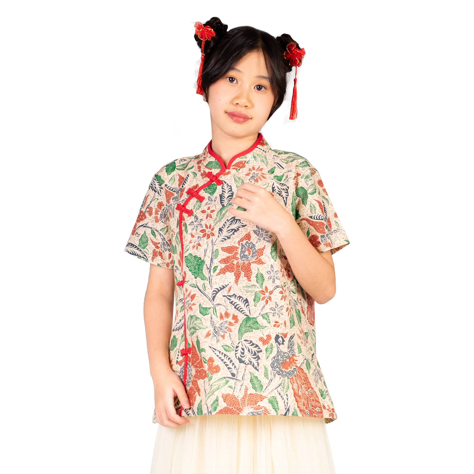 Empress Blouse Kids Cream