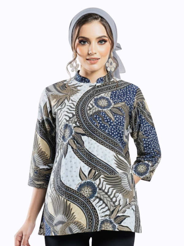 Celestia Blouse Black Brown