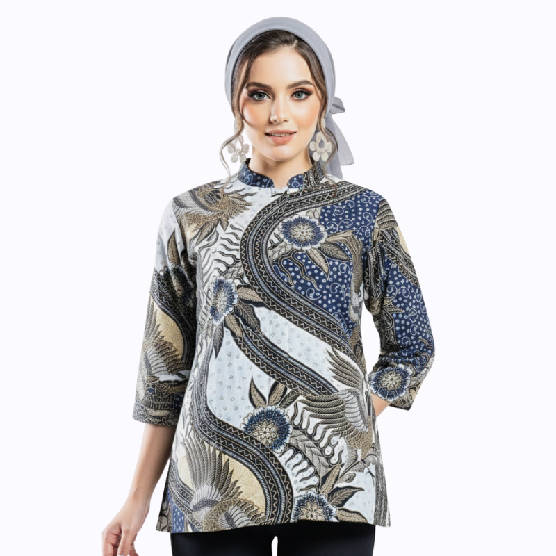 Celestia Blouse Black Brown