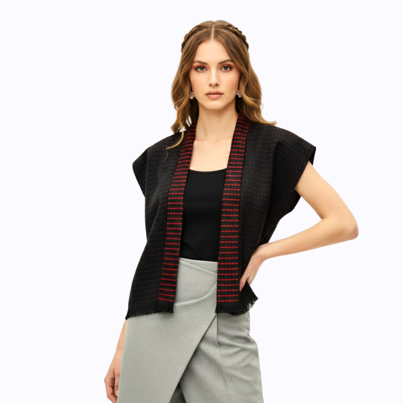 Nada Blazer Black Red - Image 3