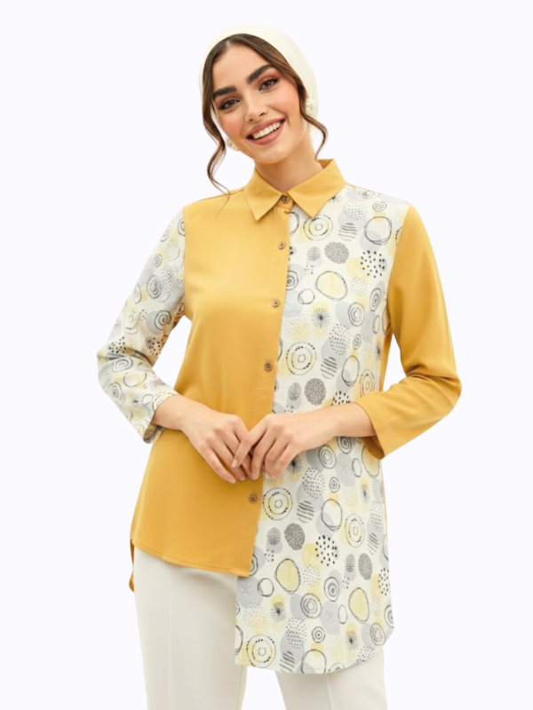 Lilian Shirt Cream Yellow