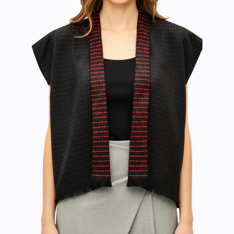 Nada Blazer Black Red - Image 2