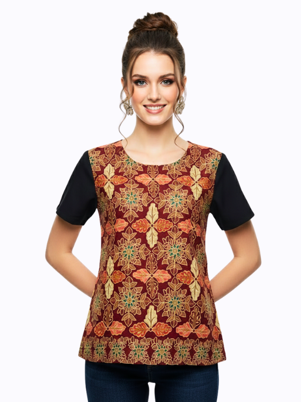 Dianne Blouse Red Orange