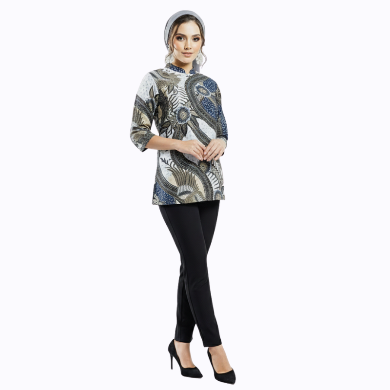 Celestia Blouse Black Brown - Image 6