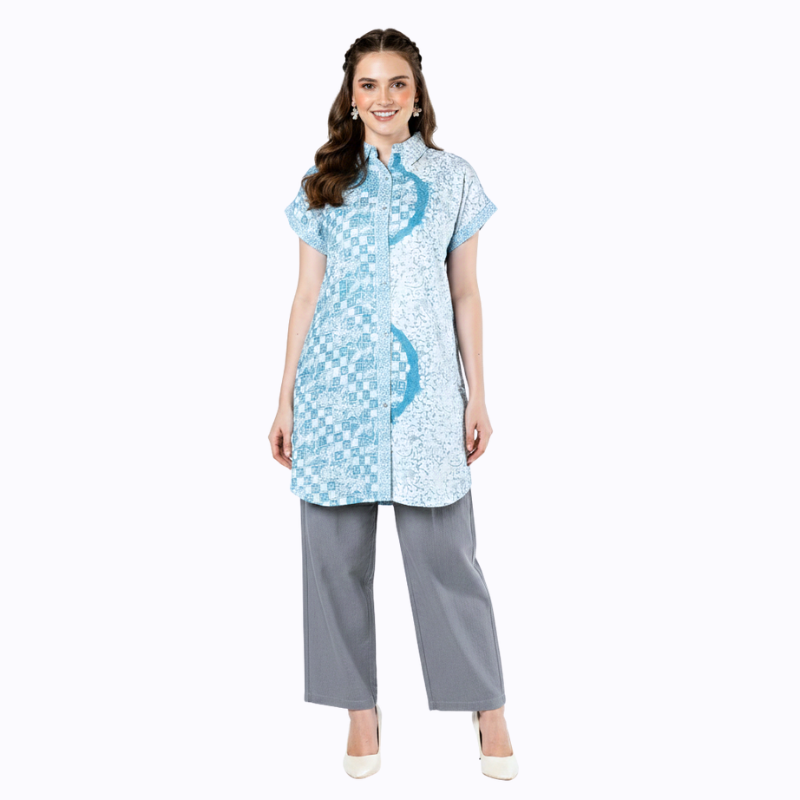 Belia Dress Tosca Blue - Image 6