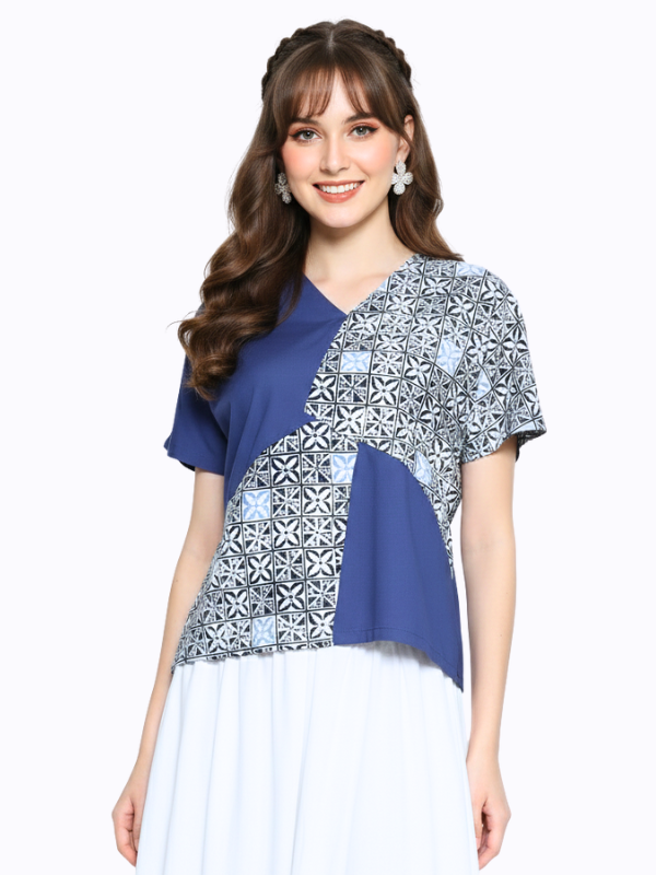 Alexis Blouse Navy Blue