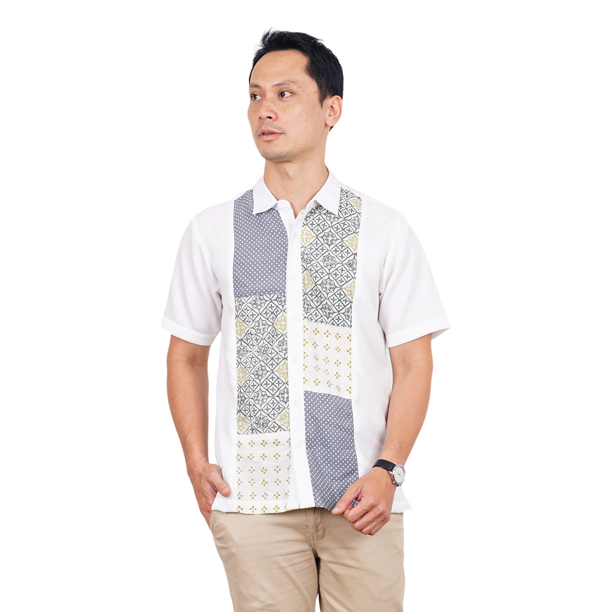 Eden Shirt Cream Olive