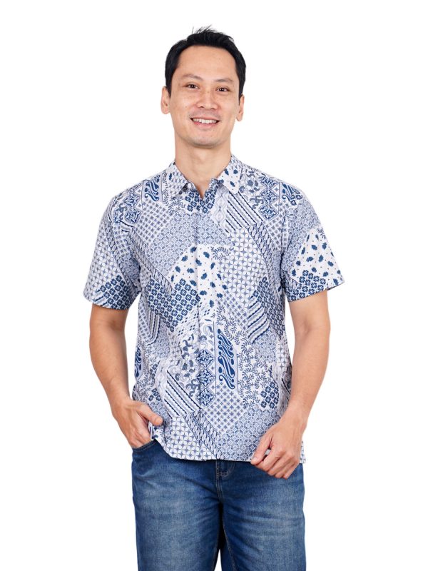 Varo Shirt Grey Navy